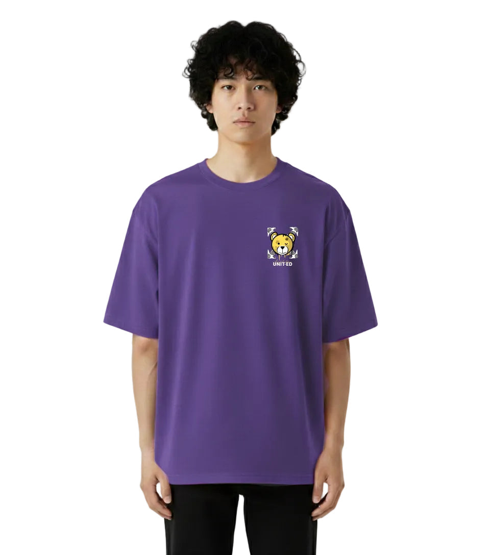 T-shirt Oversize - BEAR STONE - PASSION FLOWER