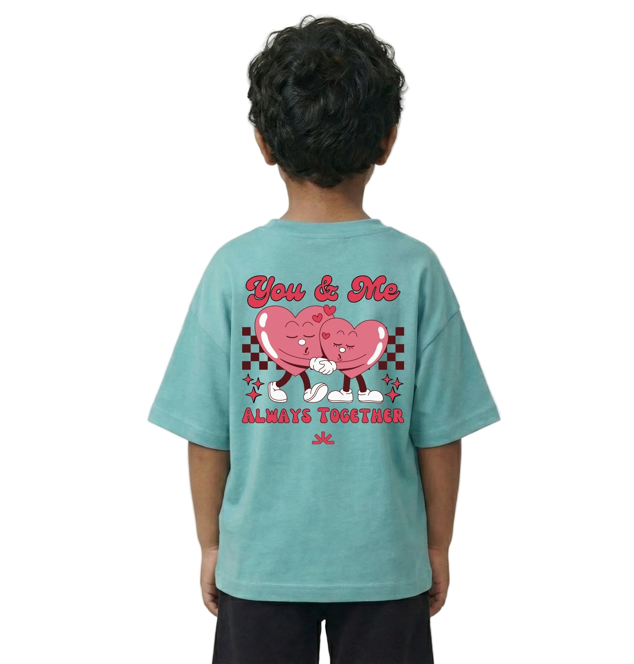 T-shirt Oversize - YOU AND ME - LIMPET SHELL