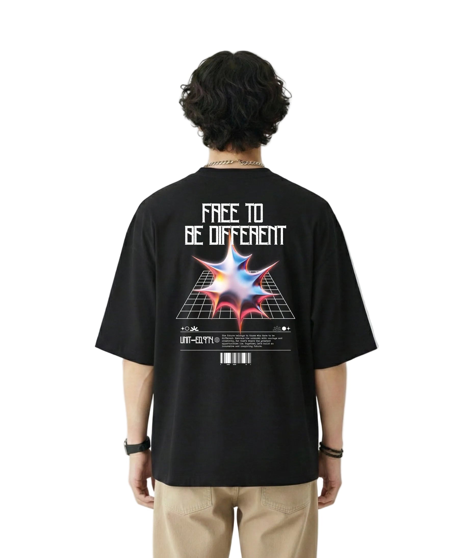 T-shirt Oversize - DIFF - BLACK