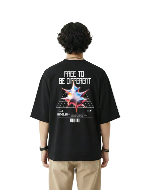 T-shirt Oversize - DIFF - BLACK
