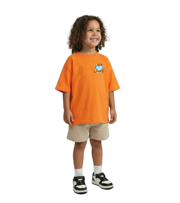 T-shirt Oversize - LIFE CORE - AMBERGLOW